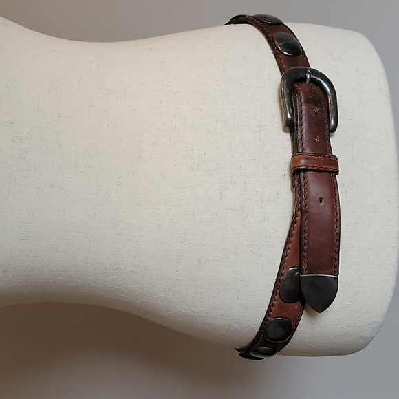 Vintage Men's Leather belt - Picture 2 of 3